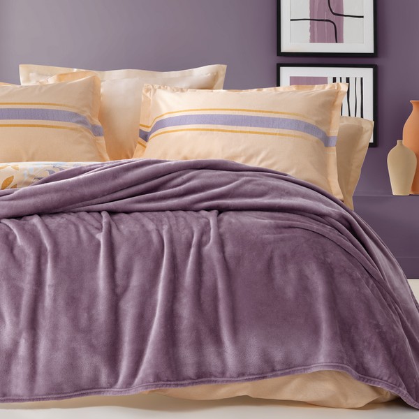 yatas-bedding-olenna-tek-kisilik-wellsoft-battaniye-kul-moru